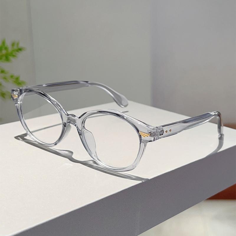 Fashion Round Optical Frames Women Stylish Vintage Candy Color Rim Non-prescription Eyeglasses New Trendy Design Glasses