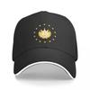 New Escudo De El Salvador En Oro Elegante Dorado Fondo Negro Cap Fashion Casual Baseball Caps Adjustable Hat Summer Baseball Ha