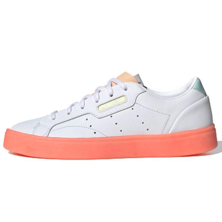 

Adidas Sleek White Glow Orange Женские кроссовки Cloud-White Signal-Coral FW5463
