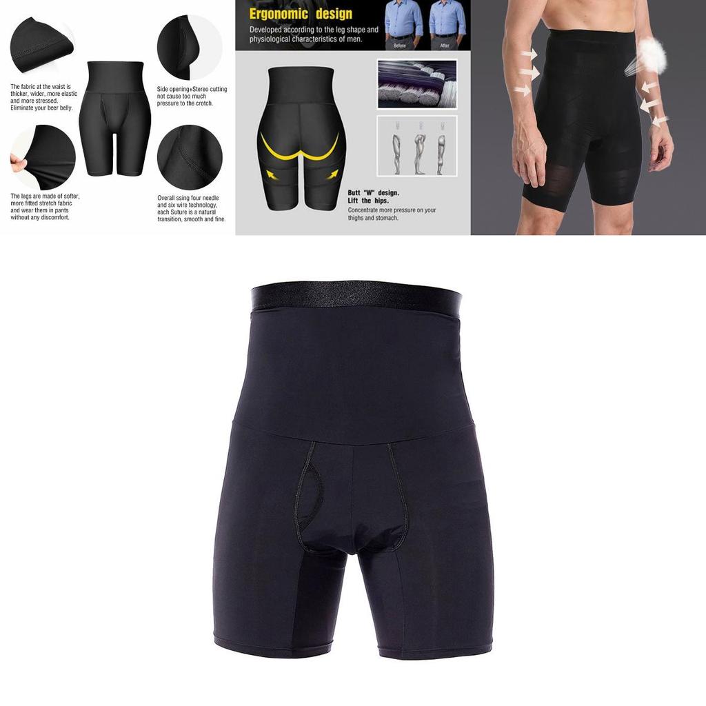 Men's Body Shaper Tummy Control Slimming Shorts With Breathable And Lightweight Material For Comfortable Wear