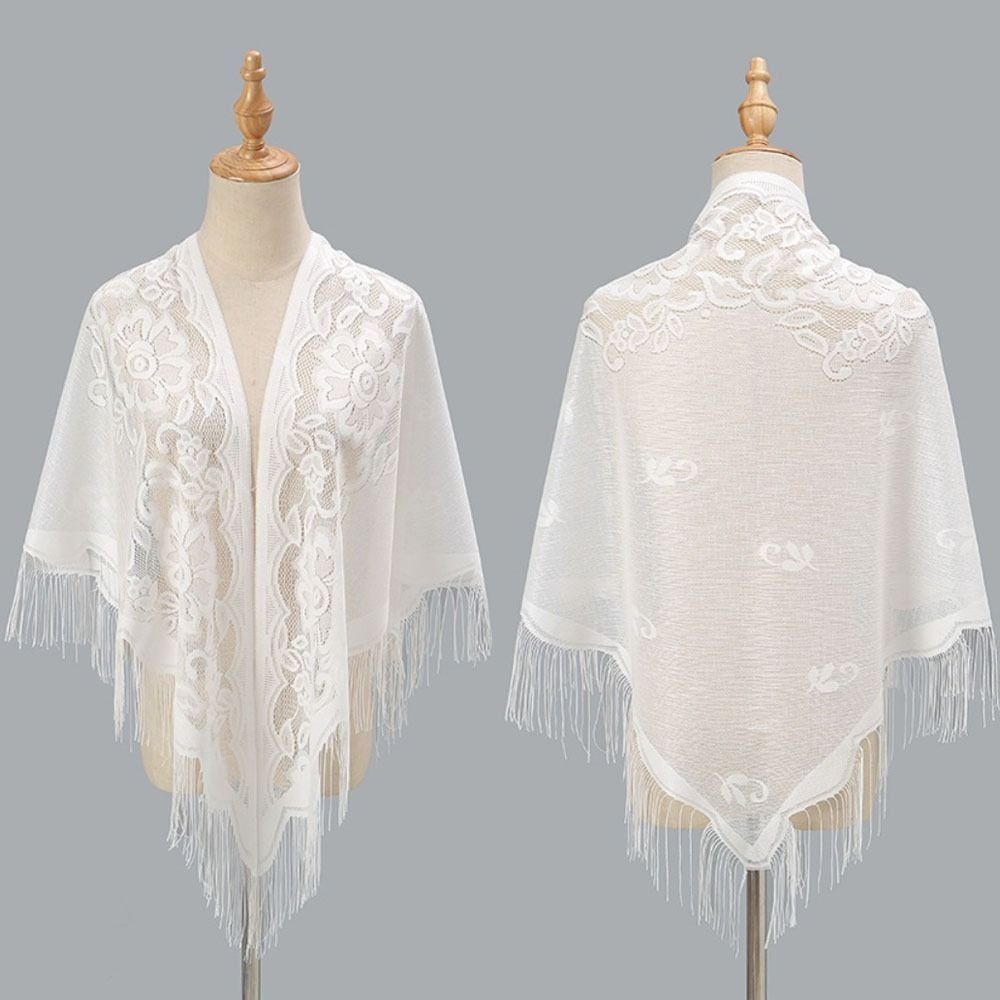 Hollow Women Shawl Multicolored Tulle Shawl Cloak Fashion Scarf  Women