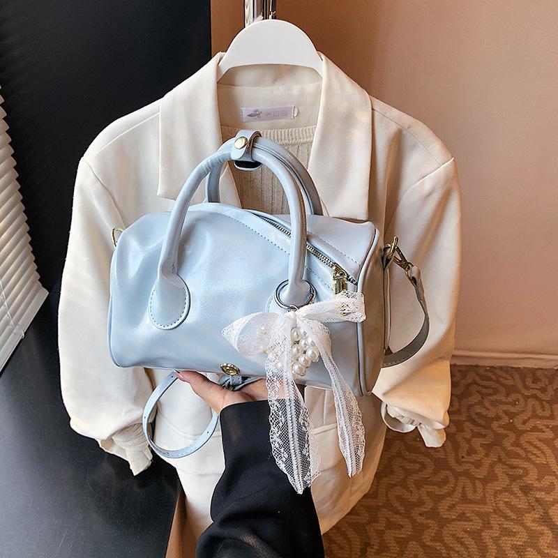 Premium Handtasche Damentasche neue Mode vielseitig einzelne Schulter Cross Kissen Tasche