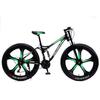 26-inch Folding All-Terrain Mountain Bike for Adults with Snow Wheels, Gears, and Dual Disc Brakes