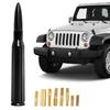 CNC Bullet Antenna Aerial Mast BLACK for Dodge RAM 1500 2500 3500 2010-2019