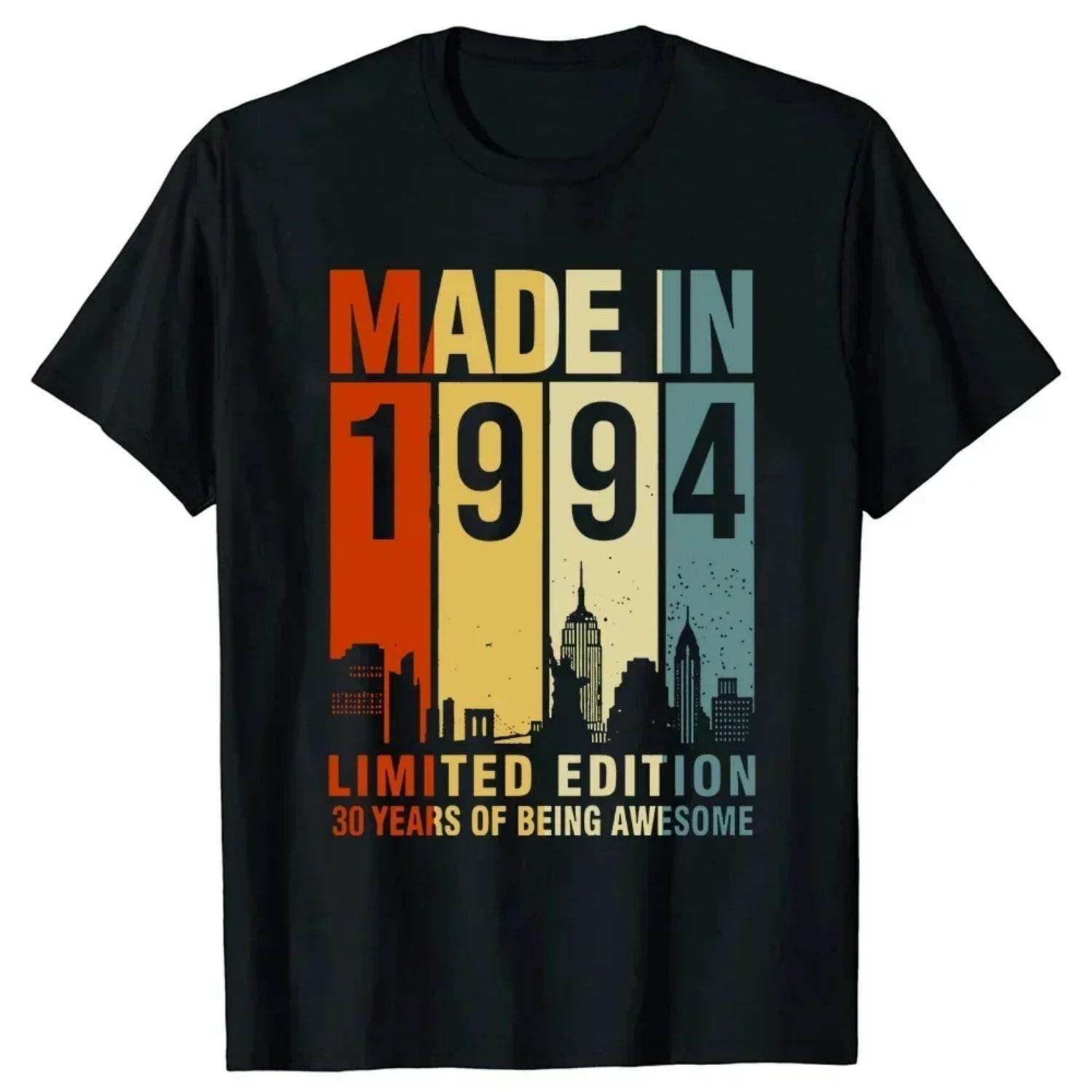 

Summer Graphic Streetwear Short Sleeve T-shirt Mens Clothing Legend 1994 Birthday Gifts 31 Year Old 31th Bday Present T Shirt S чёрный
