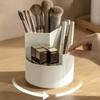 360 Rotating Large Capacity Rotating Pen Holder Desk Pencil Storage Box Organizer Makeup Brush School Office Stationery Supplies