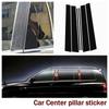 For Toyota RAV4/Venza Innova window modification with glossy black center pillar sticker accessories