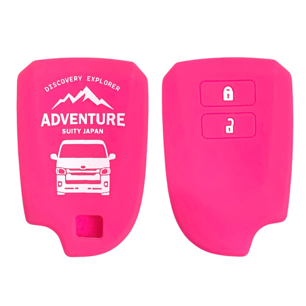

Силиконовый чехол для смарт-ключа SUITY для Toyota Hiace Regius Ace в стиле Mountain Adventure 200-й серии Hiace 7-го поколения, устойчивый к царапинам, идеальная посадка TOYOTA 3-й,