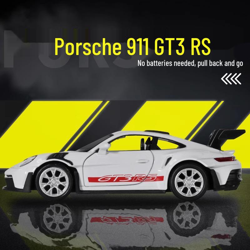 CH554071 911 GT3 RS Alloy Pull-Back Toy Car with Opening Double Doors