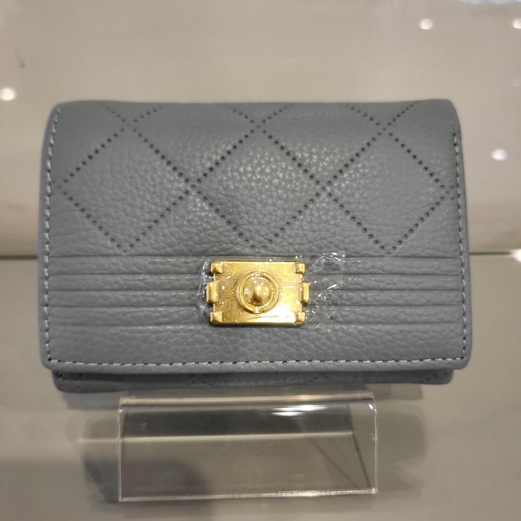 Moncross 9128BLAW Cute Women's Mini 3-Stitch Cowhide Bifold Wallet