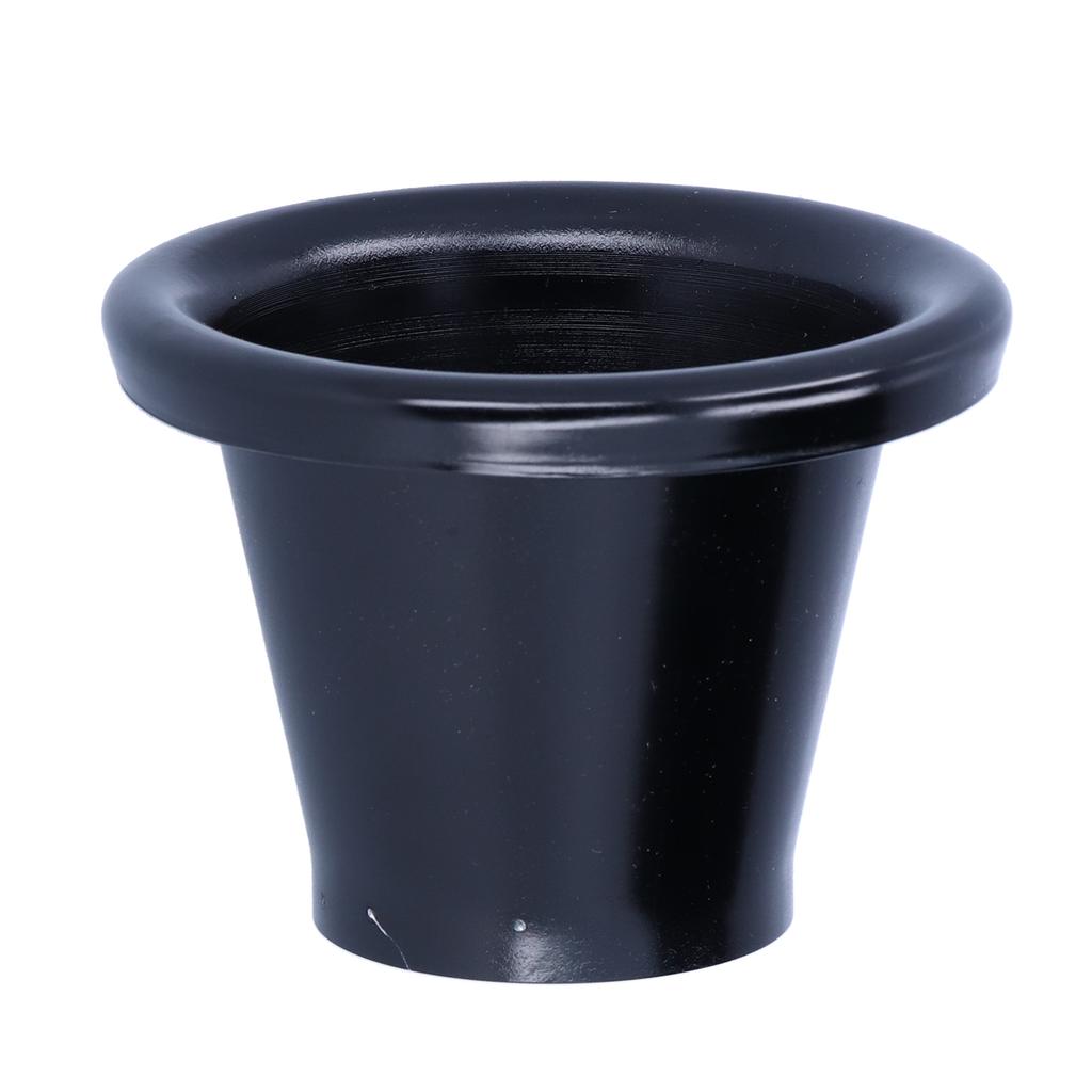 1.9in Air Intake Turbo Horn Velocity Stack Adapter CNC Aluminum Car Modification AccessoryBlack