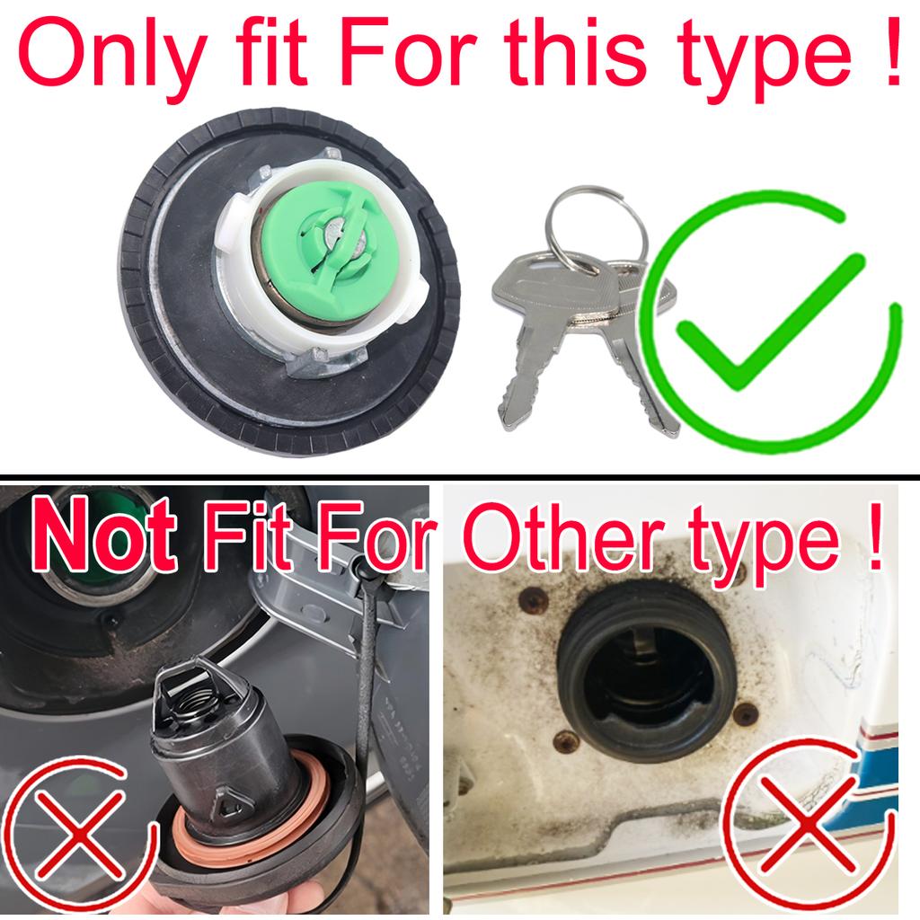 Fuel Filler Locking Cap Keys For Peugeot Bipper Boxer Security Lockable Fuel Tank Plug Anti-Theft Diesel Petrol Cover 1994-2006