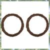 Premium-2PCS 14 Inch Grapevine Wreaths Vine Branch Wreath Rattan Wreath Garland For DIY Christmas Craft Or Wedding Decors