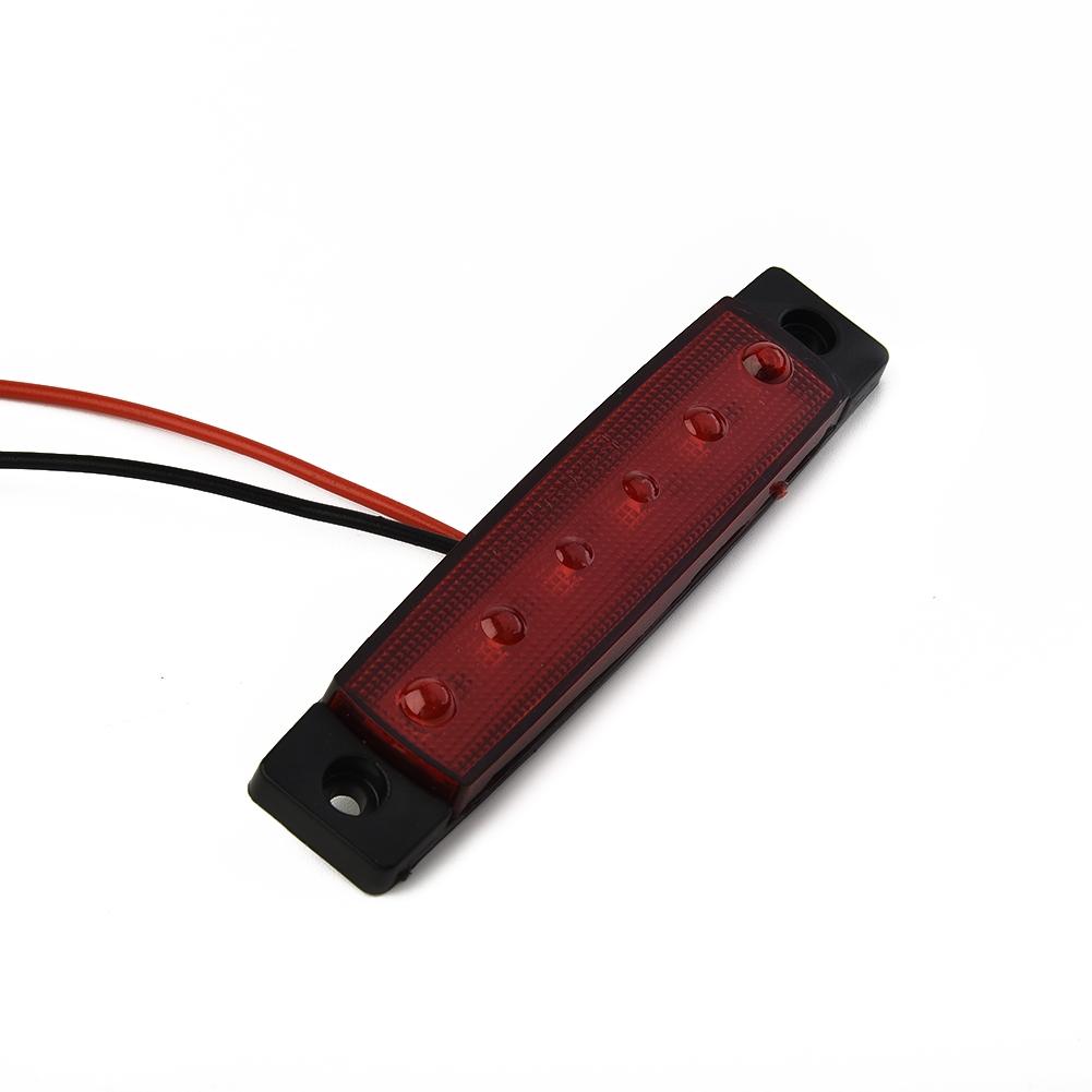 Stop 2x For Truck Safe~ Trailer Light Tail Brake 8.3" Sealed Rv Red Bar Turn