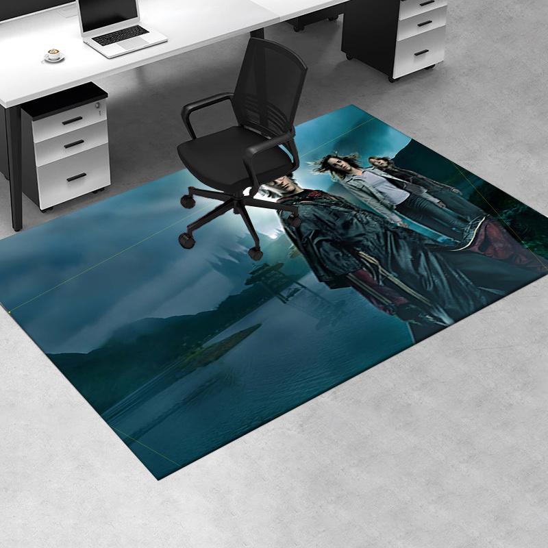 

Harry Potter and the Goblet of Fire Movie Poster Print Office Mat Home Decor Office Desk Chair Rugs Chair Carpet for office Chair Mat Gift F 60cm by 90cm