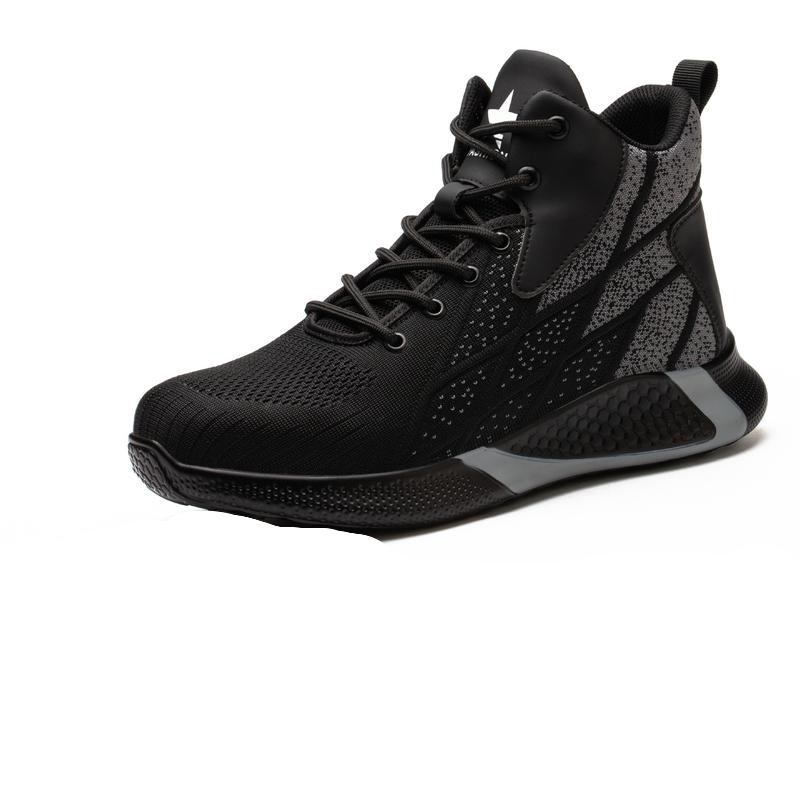 Scarpe da Lavoro con Puntale in Acciaio Scarpe di Sicurezza in Fibra Scarpe da Ginnastica Traspiranti Deodoranti Stivali da Lavoro con Puntale in Acciaio per Uomini Donne Taglie Forti