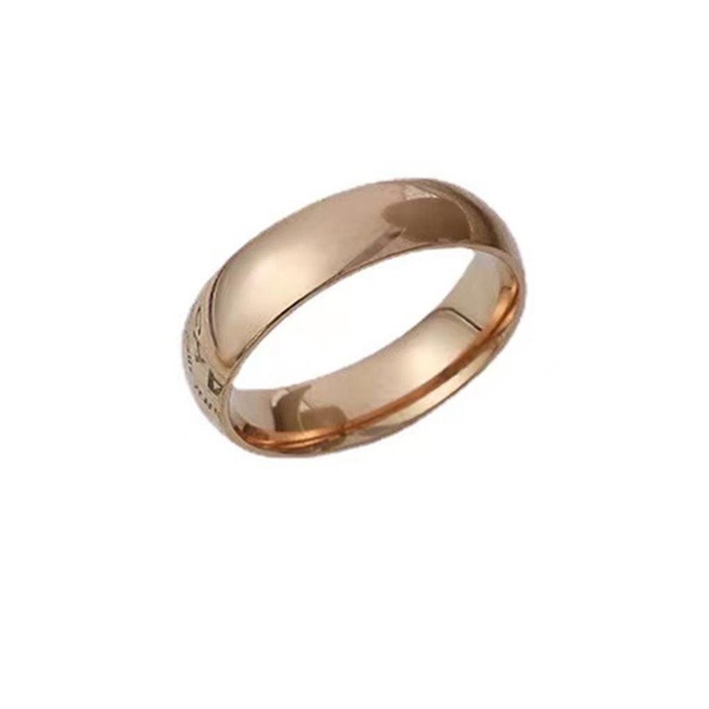 

Кольцо 6 мм из нержавеющей стали Классическое Легкое Толстое Кольцо на палец Прочное Однотонное Водонепроницаемое Ювелирное изделие Взрослый День рождения 9 size