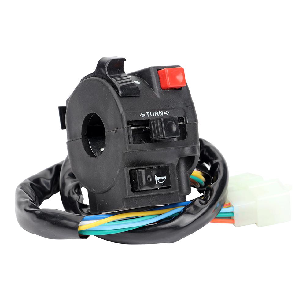 Motorcycle ATV Light Button Far Near Light Switch Horn Button Turn Signal Switch For 22MM Handlebar Motorcycles