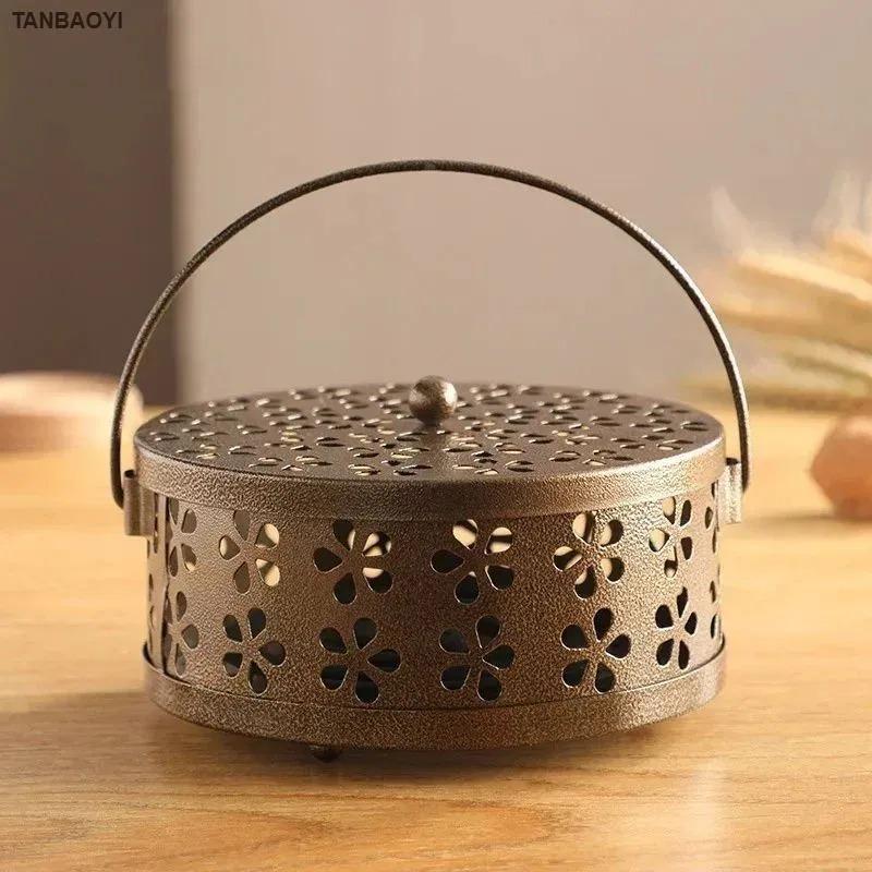 

Creative Mosquito Coil Holder - Thickened Version With Lid, Fire-Resistant, For Home Use, Outdoor Fire-Resistant Mosquito Coil Holder One Size