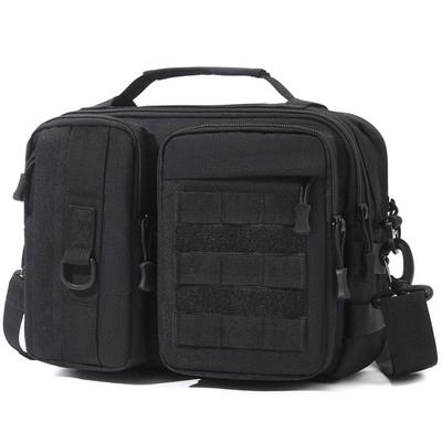 Shoulder Bag Tactical Body Bag Military Mall Compatible Waterproof Lightweight [FUPUTWO] (Black)