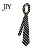 Adjustable Striped Belt Unisex Tie, Print Necktie, Retro Style Length Versatile Casual Accessory Dress Fashionable for Wear