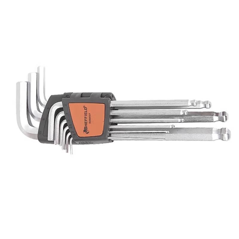 SHEFFIELD 9-Piece Metric Long Ball End Hex Key Set