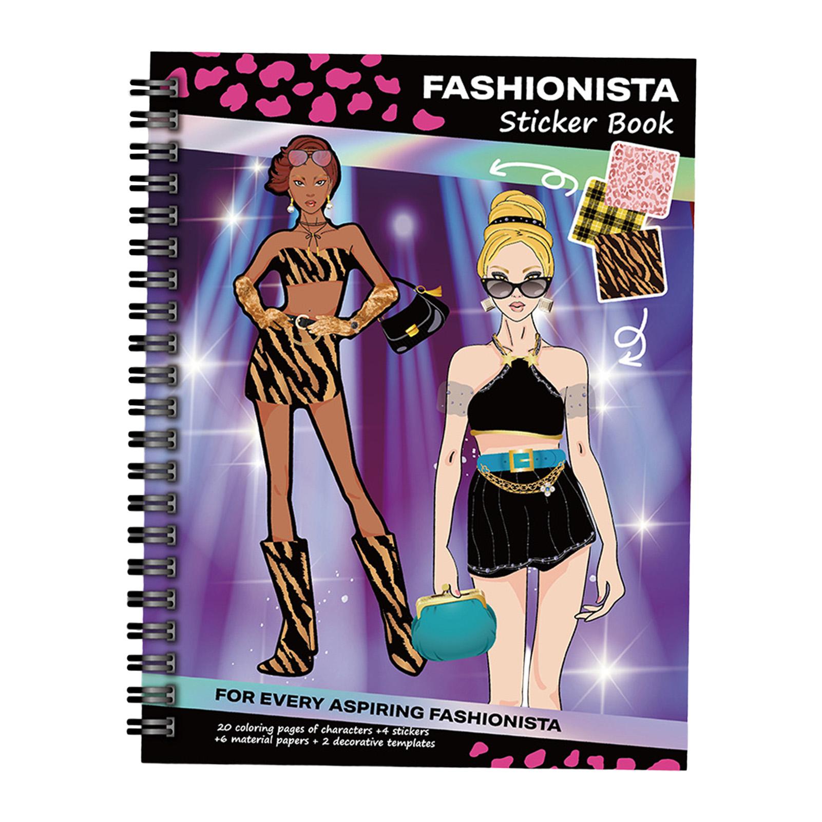 

Princess Girl s Ultimate Sticker Wardrobe Stickers & Coloring Scenes Dress-Up Book for Fashion-Loving Girls 6-10 Years