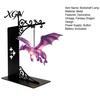 European Style Vintage Ornament Fantasy Dragon Bookshelf Lamp, Retro Flying Light, Iron Hanging Light Creative Bookend for Library Reading