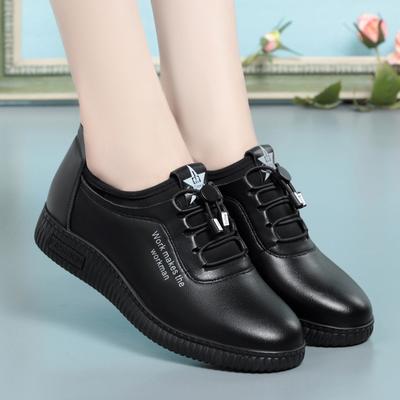 Frühling Damen Damen Luxus Designer Ballerinas Leder Schnür-Sneakers Damen Oxford Casual Sport Einzelne Schuhe Weiche Sohle Neu