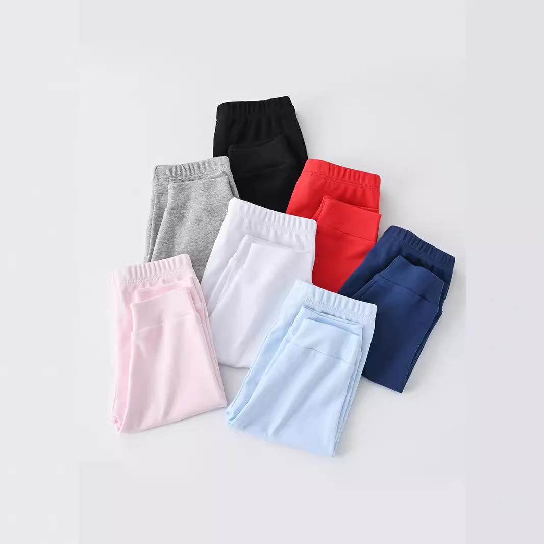 

2025 Solid Color Casual Pants for Babies 0-1 Year - Unisex 9-12 months чорний