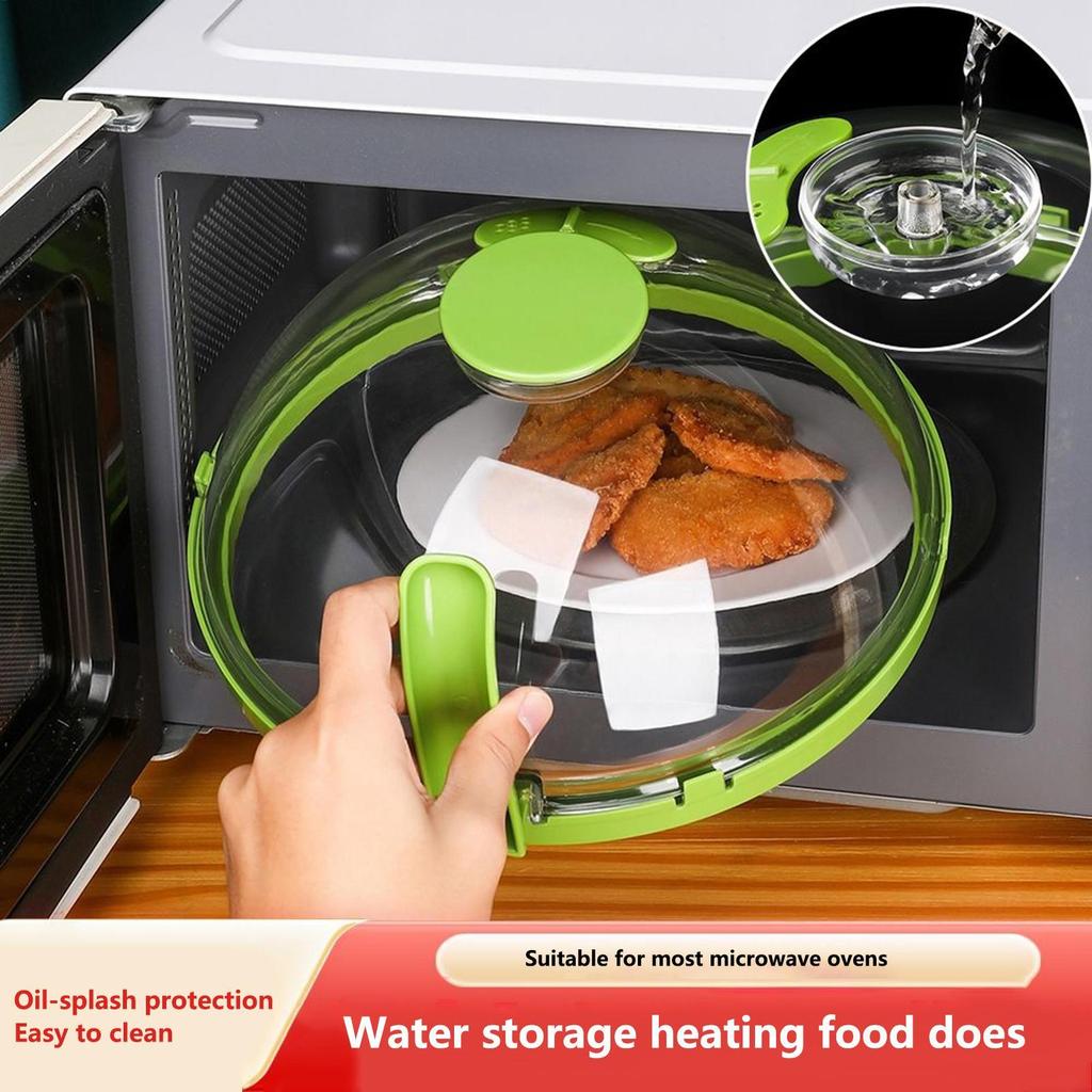 Microwave Food Cover Vented Heat-Resistant Splash Guard Microwave Plate Cover for Food Reheating Cooking Kitchen Home Office