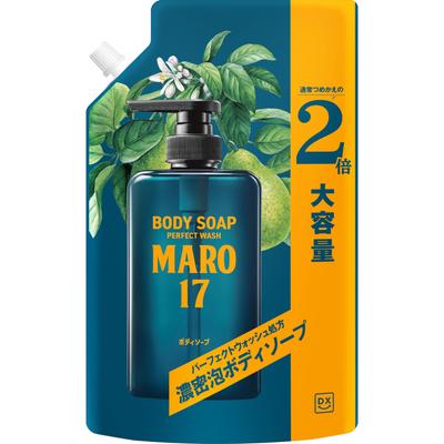 MARO17 Perfect Body Bergamot Lemon Double Rich MARO Mýdlo na tělo, Vůně, Náplň, Velikost, 800ml, Pánské, Pěna, Deluxe,