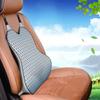 Car Memory Foam Seat Protector Cushion with Belt Auto Cotton Mesh Lumbar Support Pillow for Driving Soft Back Pain Office