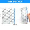 HANNEA Transparent Adhesive Bandage PU Film, 50 Pcs, 4.7x4.7 Inch
