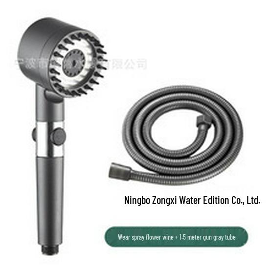 Supercharged Handheld Shower Head Set