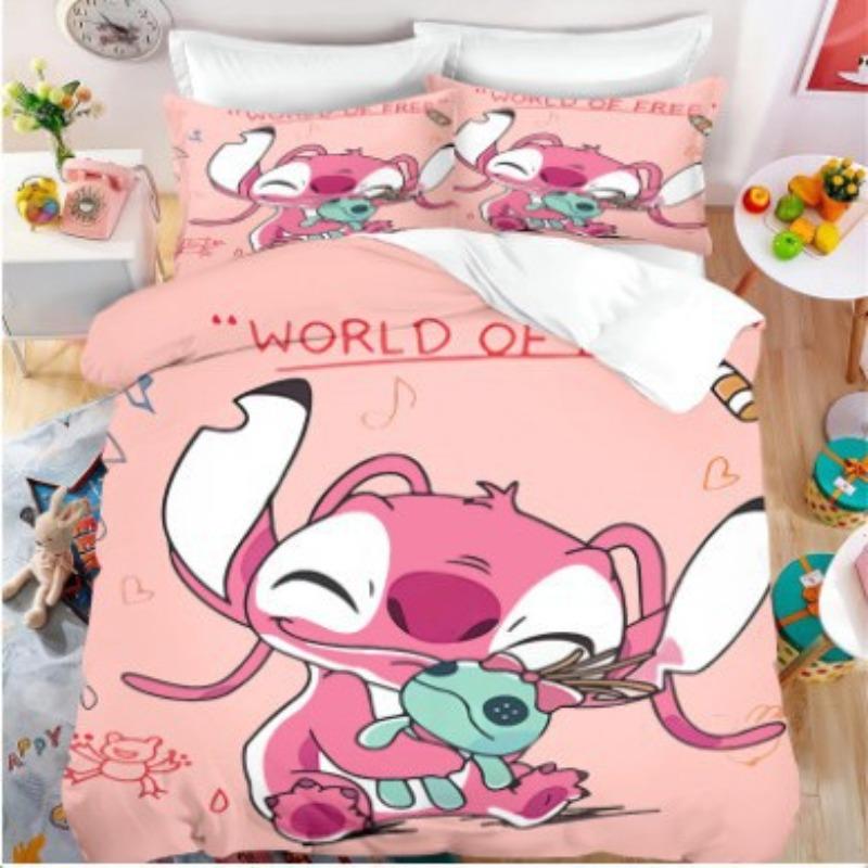 

Постільна білизна 3D Цифровий друк Набір з трьох предметів, Підковдра, Наволочка, Простирадло 140*210