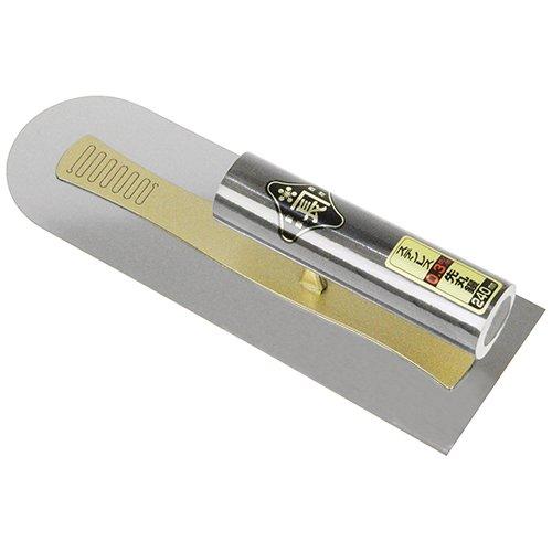 

Kinkanechou Stainless Steel Rounded Trowel, 0.3mm Thickness, 240mm, Black Handle