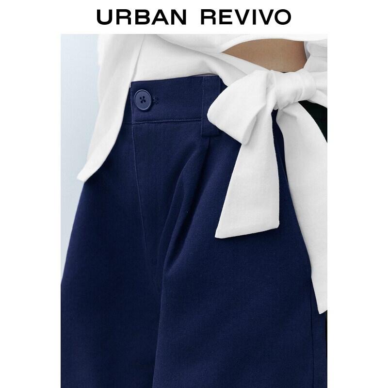 UR Women's Cotton Rolled-Hem Loose Shorts