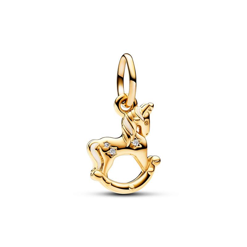 Diy Fine Jewelry Gift Sparkling Gold Charms Bee North Star Butterfly Love Letter Infinity Knot Beads Fit Original Bracelets