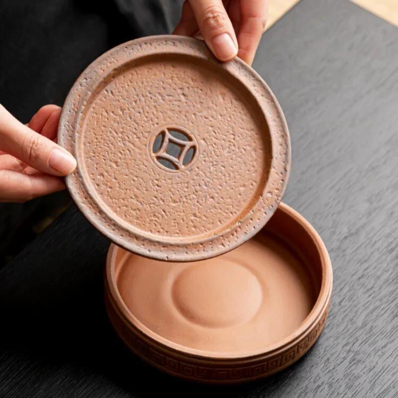 Ham cevher kaba seramik çaydanlık, el yapımı çay takımı, tekli demlik, 120cc küçük çaydanlık