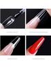 Bolt Bee Nail Tips,soft Gel Full Cover Nails, Clear Acrylic Nail Tips Artificial False Nails with Box Fake Nail Extension for Nail Salons DIY Nail
