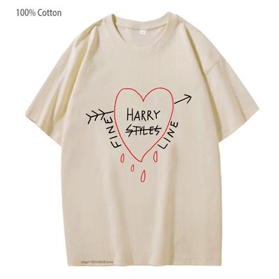 Happy Fine Print Harry Styles Treat People Kindness Fashionable Cotton Short Sleeved T-shirt