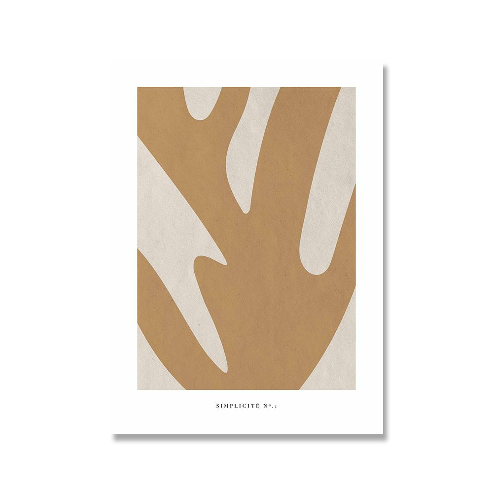 Abstrakte Linie Gesicht Galerie Kunst Poster Beige Schwarz Leinwand Malerei Trendy Boho Bilder Zimmer Wand Dekor Innen Wohndekoration