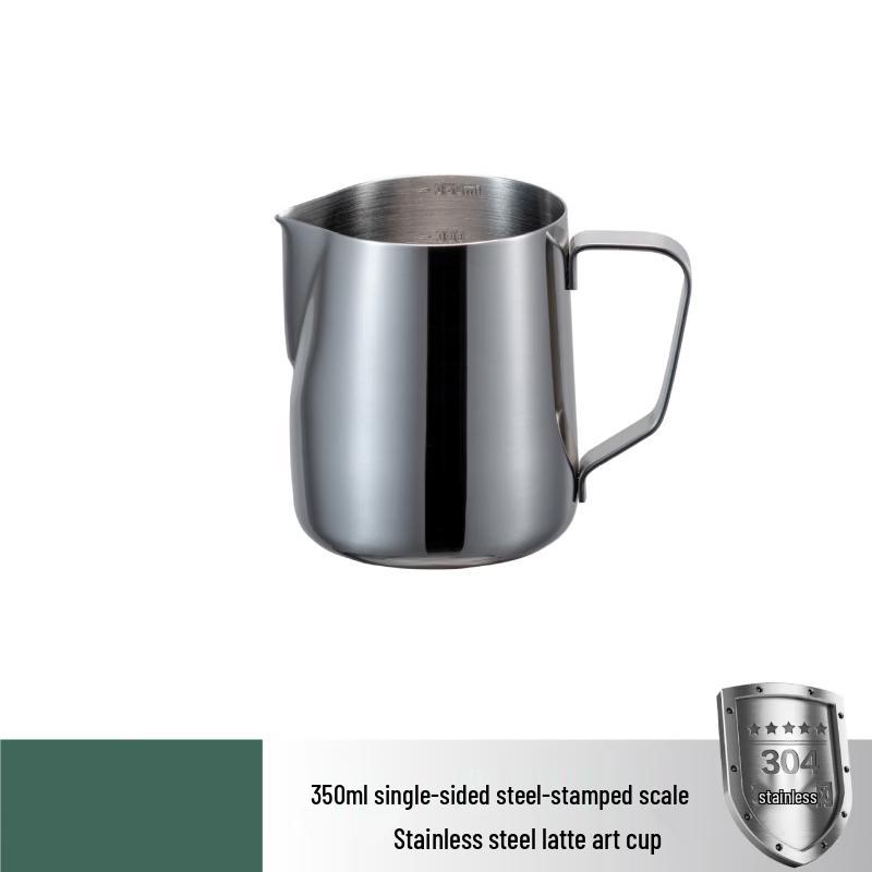 TLXT Stainless Steel Milk Frothing Pitcher with Engraved Scale