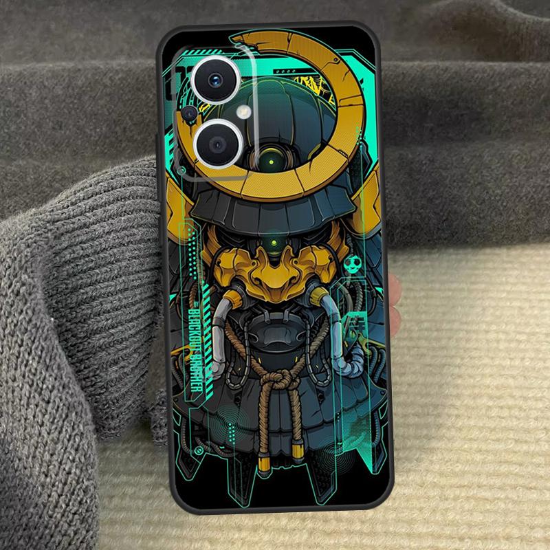 Hannya Demon Oni Phone Case For OPPO Reno 12F 12 13 F 11 8T 7 8 10 Pro OPPO Find X5 Lite X3 X6 X8 Pro Cover