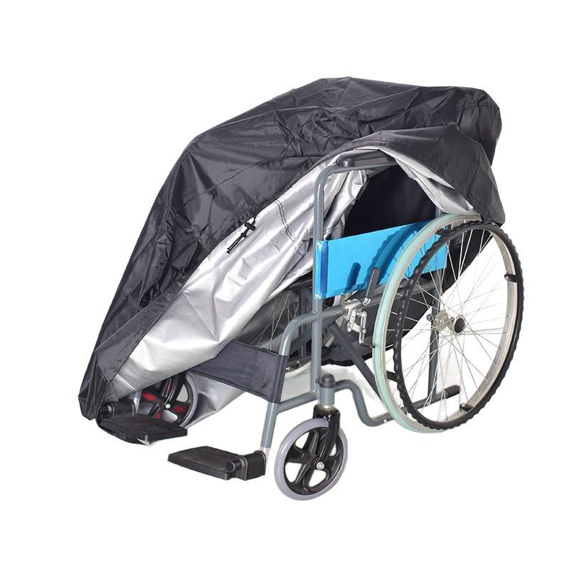 Electric Wheelchair Protective Cover Outdoor Mobility Scooter Waterproof Cover Dust Cover Oxford Cloth Wheelchair Cover Black