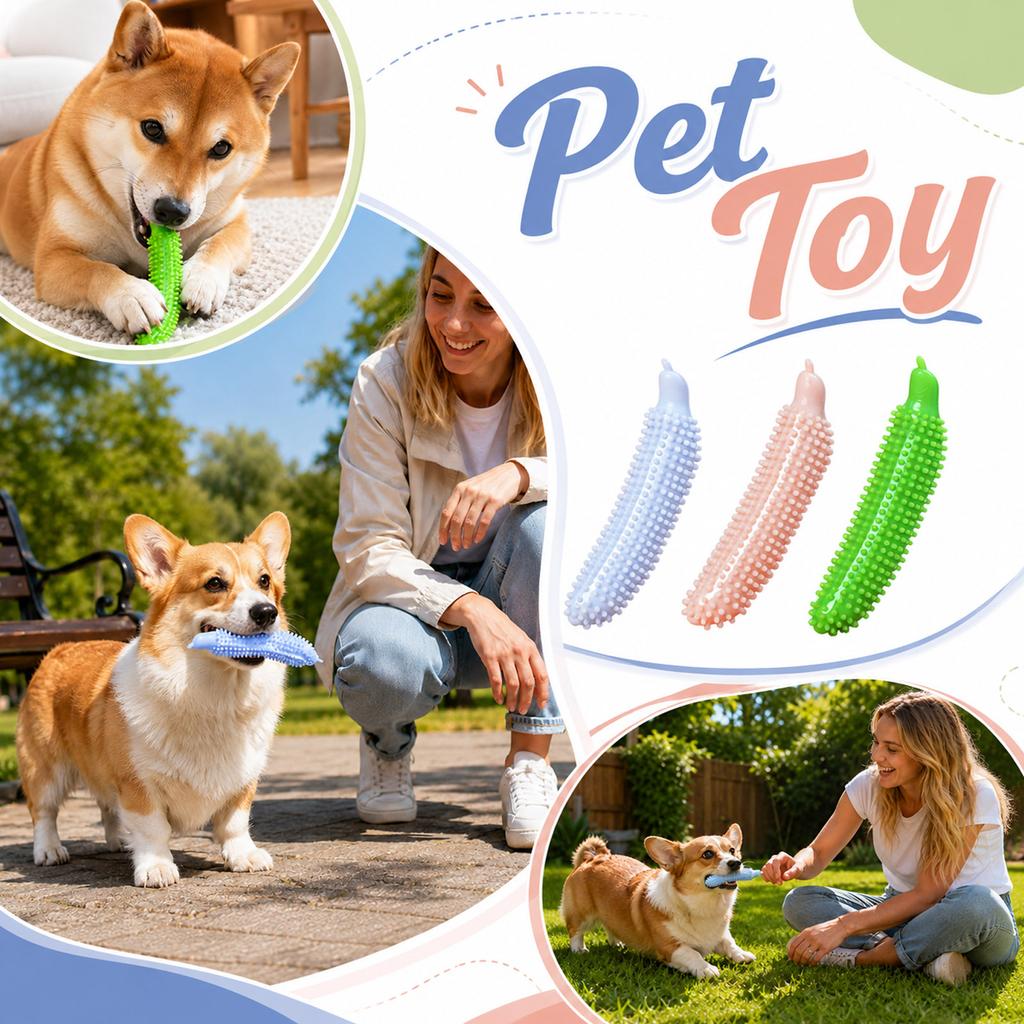 Durable Dog Chew Toy with Textured Surface for Interactive Training and Boredom Relief Pet Chewing Stick for Medium and Large Dogs