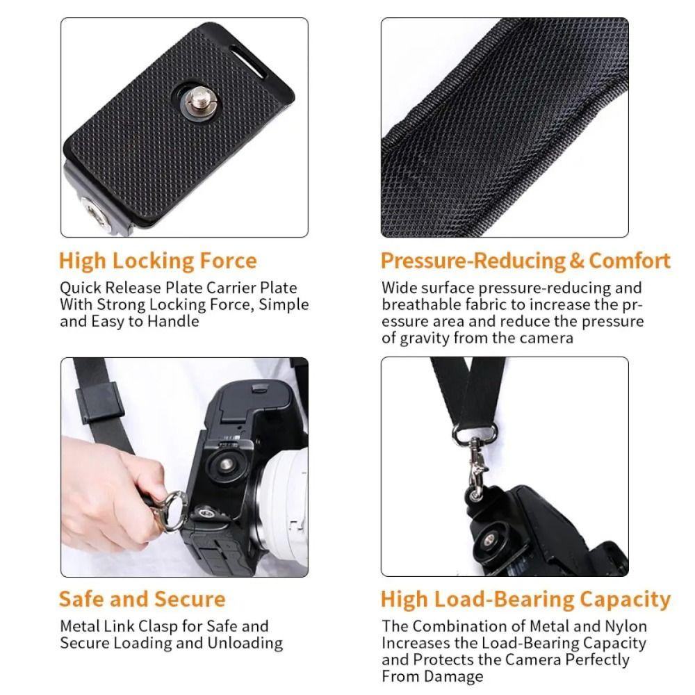 Quick Release Camera Strap Adjustable Camera Strap Belt Camcorder Straps for Canon  Nikon  Sony