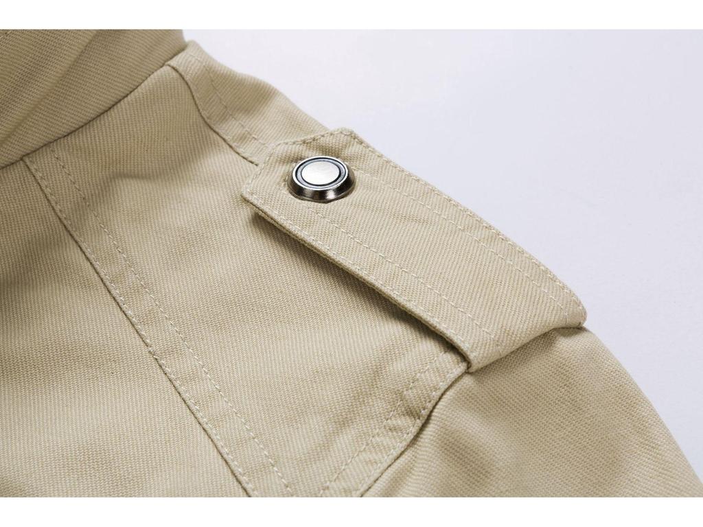 Korean Style Slim Fit Fleece Men's Jacket for Autumn/Winter