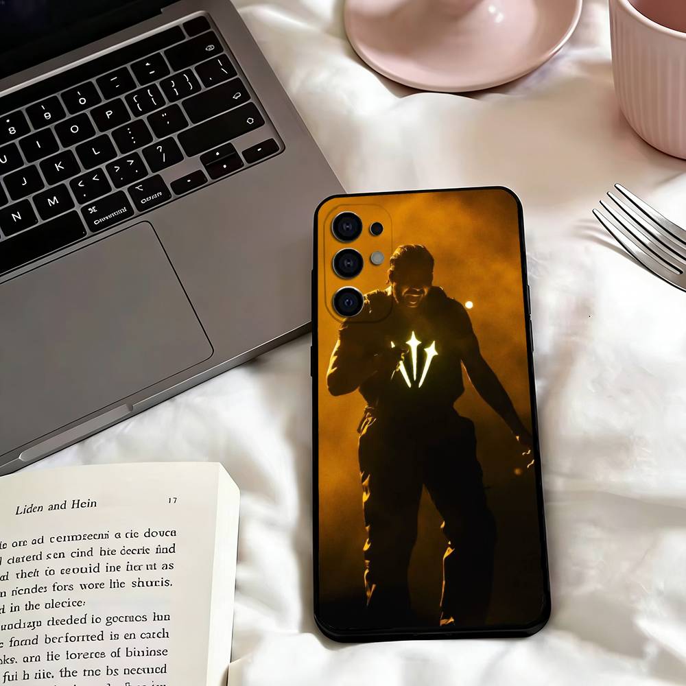 D-Drake OvO-o OWL Phone Case For Samsung S25,S24,S21,S22,S23,S30,Ultra,S20,Plus,Fe,Lite,Note,10,Black Cover